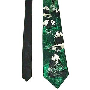 Steven Harris Vintage Mens Hand Made Tie Panda